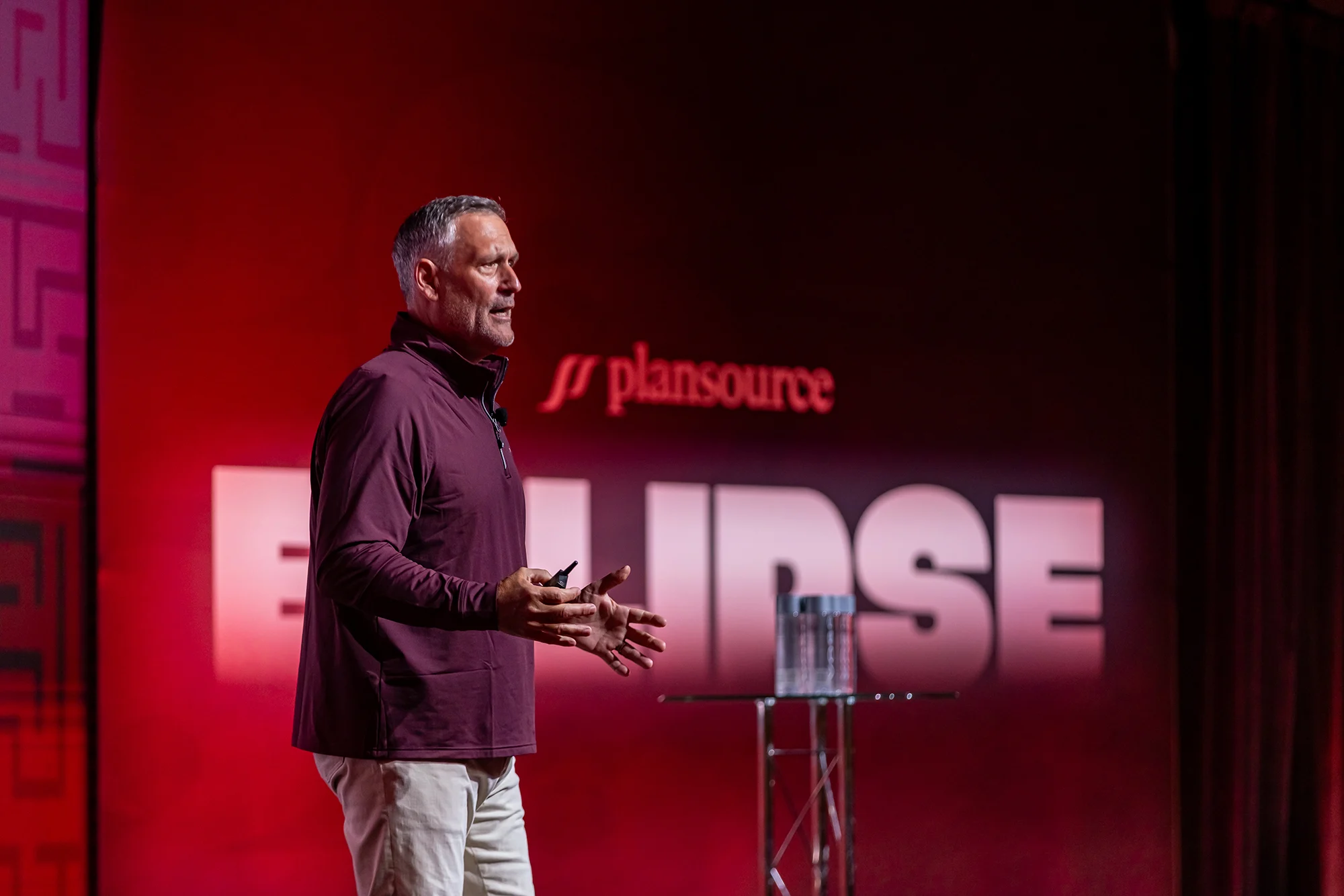 Mike Morini speaking at Eclipse 2026